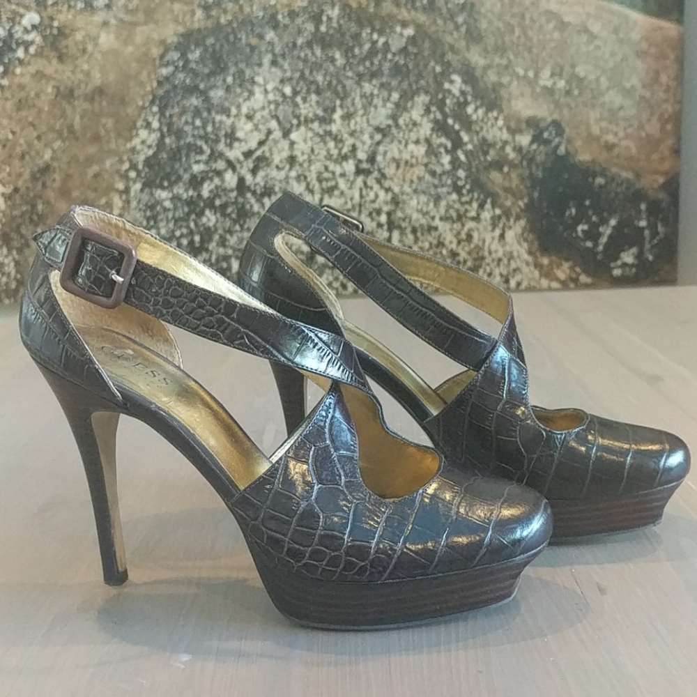 Guess by Marciano reptile heels